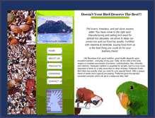 Tablet Screenshot of preferredexoticbirddiets.com